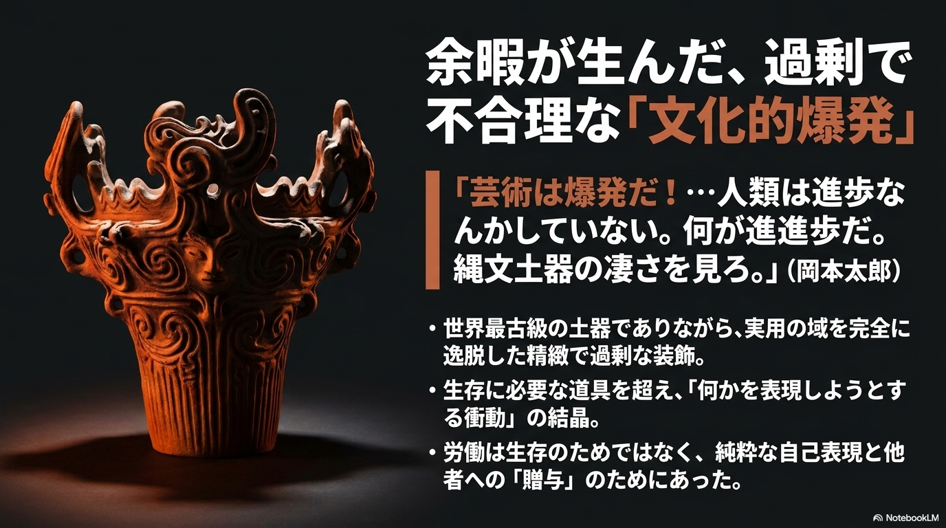 AI時代と「新縄文時代」の到来：労働からの解放がもたらす文化的爆発